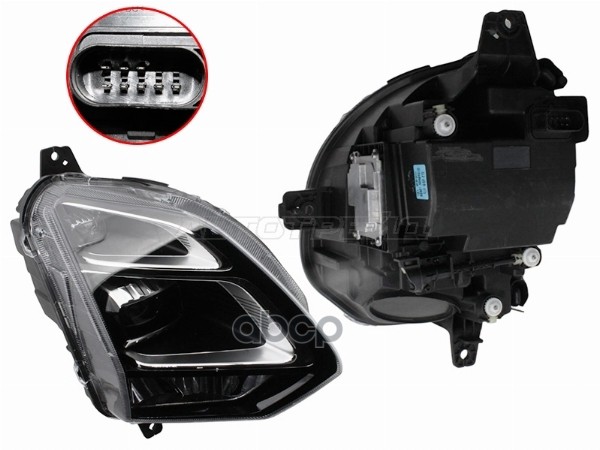 Фара OMODA C5 22- (Справа/ LED/ ПТФ/ С электрокорректором) Sat арт. ST-11-OMC5LDR