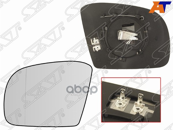Полотно Зеркала Mercedes Mercedes M W164 05-08/R W251 06-10 Lh Асферическое С Обогревом Sat арт. ST1210067
