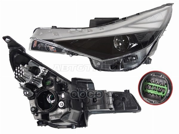 Фара Hyundai Elantra 20-23 (Слева/ Галоген/ ДХО/ С электрокорректором) Sat арт. ST-121-11HDEL20L