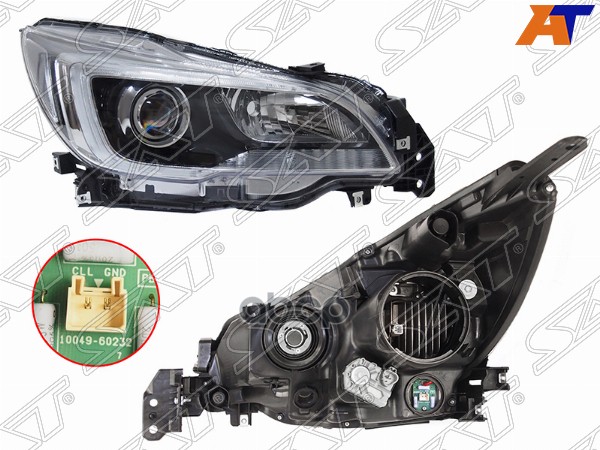 Фара Subaru Legacy/Outback 14-17 Rh Led Sat арт. ST-13-0032