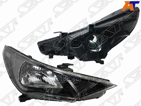 Фара Hyundai Solaris 20-22 / Solaris HS 24- (Справа/ Галоген/ С электрокорректором) Sat арт. ST-13-0046