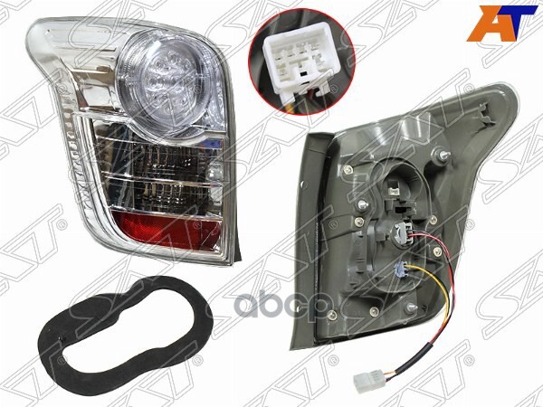 Фонарь задний Toyota Corolla Fielder (E140) 08-12 (Слева/ Белый) Sat арт. ST-13-101L