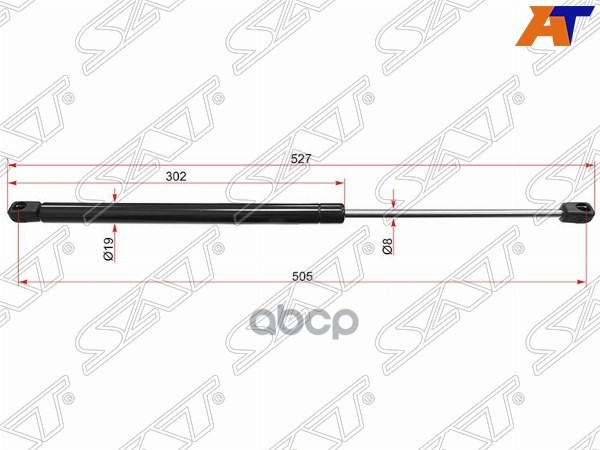 Амортизатор крышки багажника Opel Zafira 05-14 (Справа=Слева) Sat арт. ST-13128759