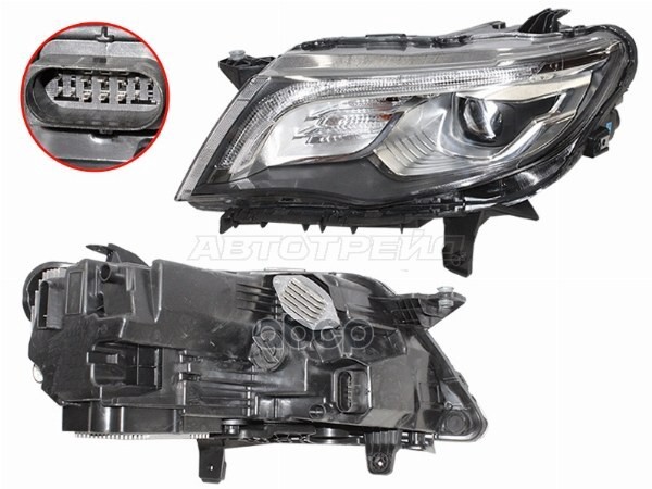 Фара Geely Atlas 16-22 (Слева/ LED/ ДХО/ С электрокорректором) Sat арт. ST-13-GLATSL