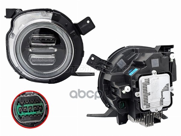 Фара Haval Dargo 22- (Слева/ LED/ С электрокорректором) Sat арт. ST-13-HDRGL