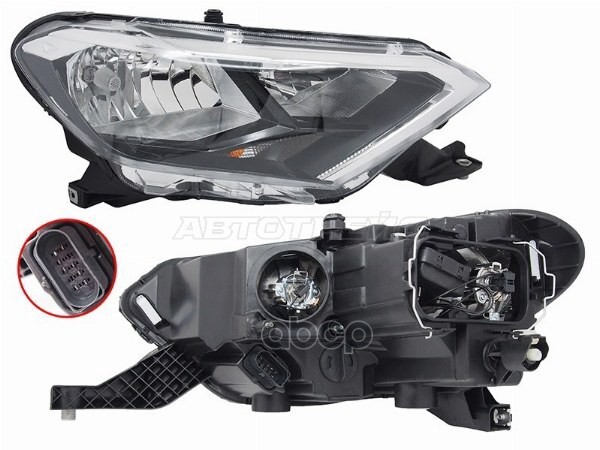 Фара Jetta VA3 19- (Справа) Sat арт. ST-141-11VA3R