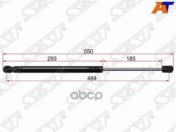 Амортизатор Крышки Багажника Ford Kuga 08-13 (Справа=Слева) Sat арт. ST-1496160