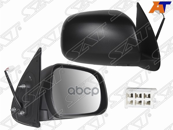 Зеркало Toyota Hilux Pick Up 04-11 / Fortuner 04-11 (Справа/ Регулировка/ 3 контакта) Sat арт. ST-16-0076