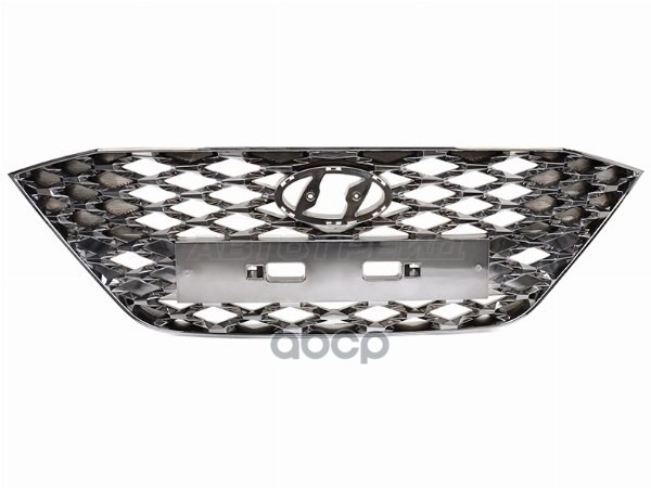 Решетка радиатора Hyundai Solaris 20-22 / Solaris HS 24- (темный хром) Sat арт. ST-17-0058