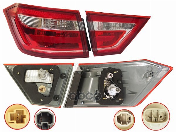 Фонарь задний LADA Vesta 15-23 / Vesta Cross 17-23 (Слева) Sat арт. ST-18-0004