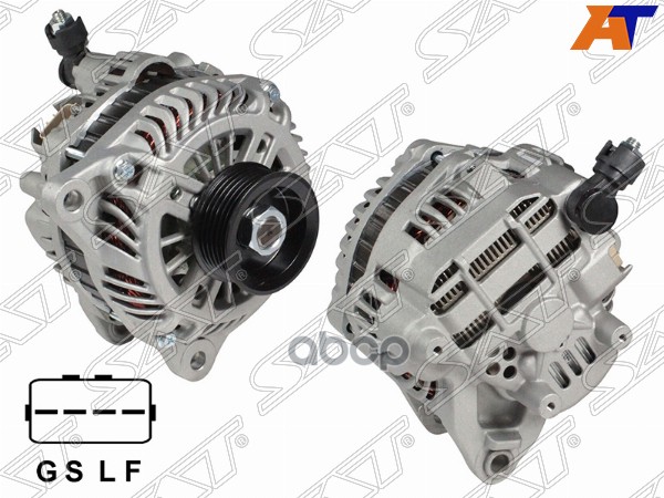 Генератор MMC OUTLANDER 2.4 03-08/GRANDIS 2.4 03-10 4G69 12V 110A Sat арт. ST-1800A064