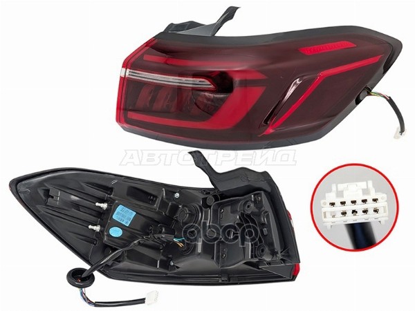 Фонарь задний Chery Tiggo 8 Pro 21- (Справа/ LED) Sat арт. ST-18-CHTG8PROR
