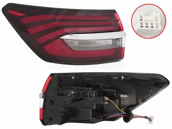Фонарь задний Geely Coolray 18-24 (Слева/ LED) Sat арт. ST-18-GLCRL