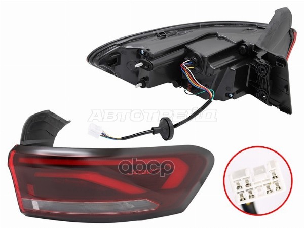 Фонарь задний Geely Emgrand 21- (Справа/ LED) Sat арт. ST-18-GLEMDR