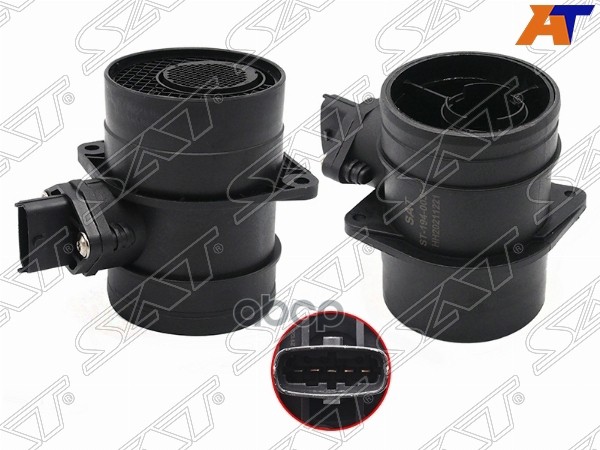 Датчик расхода воздуха Kia Sorento 02-09 / Hyundai Terracan 01-07 Sat арт. ST-194-0036