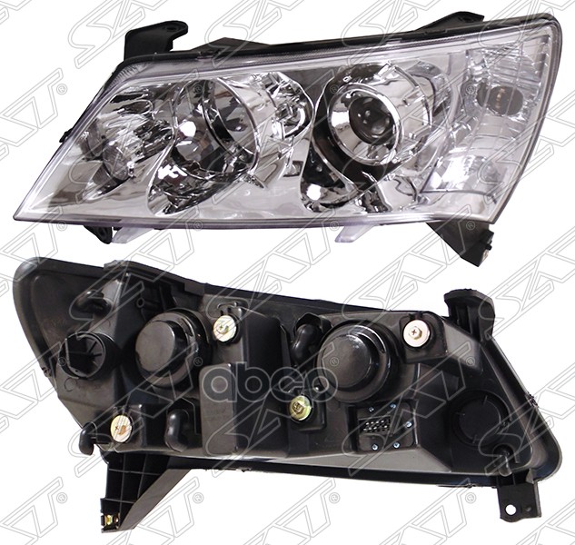 Фара Geely Emgrand EC7 09-17 (Слева/ Галоген/ С электрокорректором/ 4D SED) Sat арт. ST-1A3-1107L