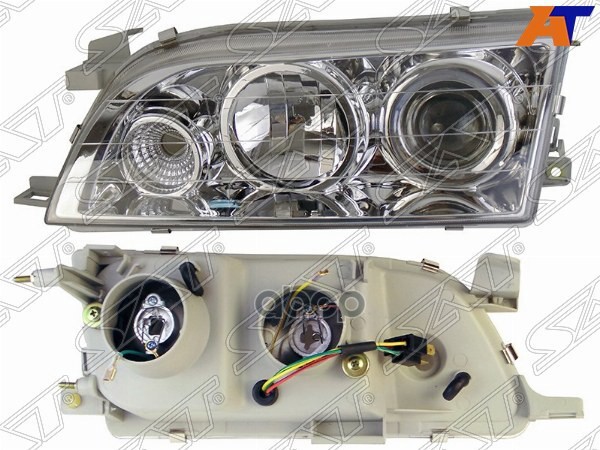 Фара Toyota Corolla (E100) 91-02 (Слева/ Галоген/ Ручная регулировка/ линза) Sat арт. ST-212-1142DL