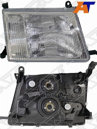 Фара Toyota Land Cruiser (J100) 98-02 (Справа/ Галоген/ Ручная регулировка) Sat арт. ST-212-1188R