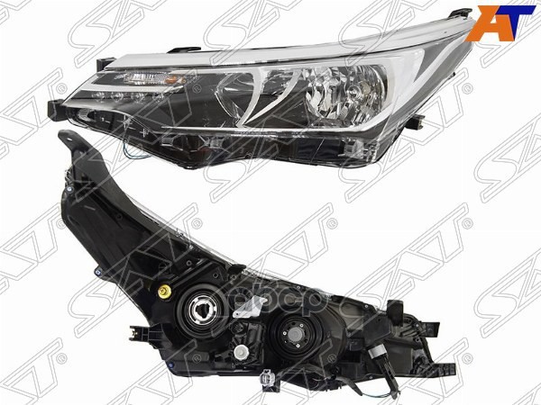 Фара Toyota Corolla (E180) 16-19 (Слева/ Галоген/ ДХО/ С электрокорректором) Sat арт. ST-212-11BNL