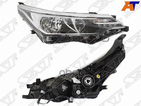 Фара Toyota Corolla (E180) 16-19 (Справа/ Галоген/ ДХО/ С электрокорректором) Sat арт. ST-212-11BNR