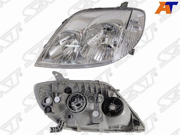 Фара Toyota Corolla (E120) 02-07 / Corolla Fielder 02-04 (Слева/ Галоген/ Ручная регулировка) Sat арт. ST-212-11C9L