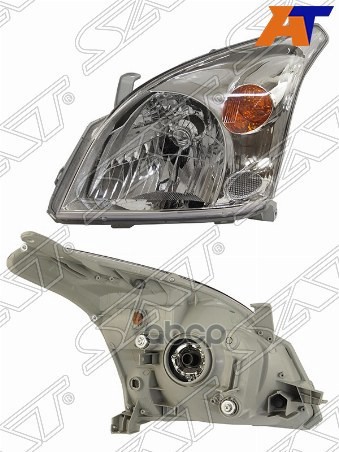 Фара Toyota Land Cruiser Prado (J120) 02-09 (Слева/ Галоген/ С электрокорректором) Sat арт. ST-212-11D7L