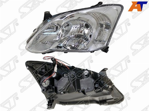 Фара Toyota Corolla (E120) 04-07 / Allex 04-06 (Слева/ Галоген/ Ручная регулировка/ 5D HBK) Sat арт. ST-212-11H6L-LD
