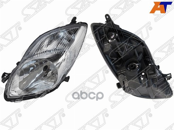 Фара Toyota Vitz 07-10 / Yaris 08-13 (Слева/ С электрокорректором/ 3/5D HBK) Sat арт. ST-212-11P3L-E