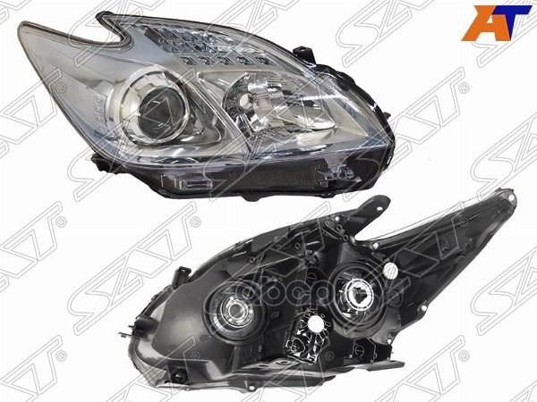 Фара Toyota Prius (ZVW30) 11-16 (Справа/ Галоген/ С электрокорректором) Sat арт. ST-212-11P6R-LEMN1