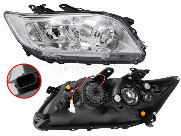 Фара Toyota RAV4 (XA30) 10-13 (Справа/ Галоген/ С электрокорректором) Sat арт. ST-212-11Q9R-LD-EM