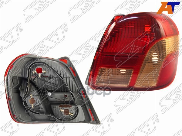 Фонарь задний Toyota Echo 99-02 / Platz 99-02 (Справа) Sat арт. ST-212-19C9R