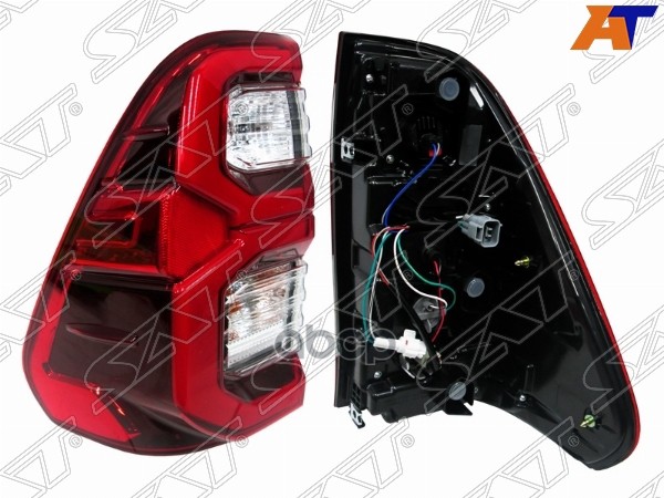 Фонарь задний Toyota Hilux Pick Up 20- (Слева/ LED) Sat арт. ST-212-20AML-LD