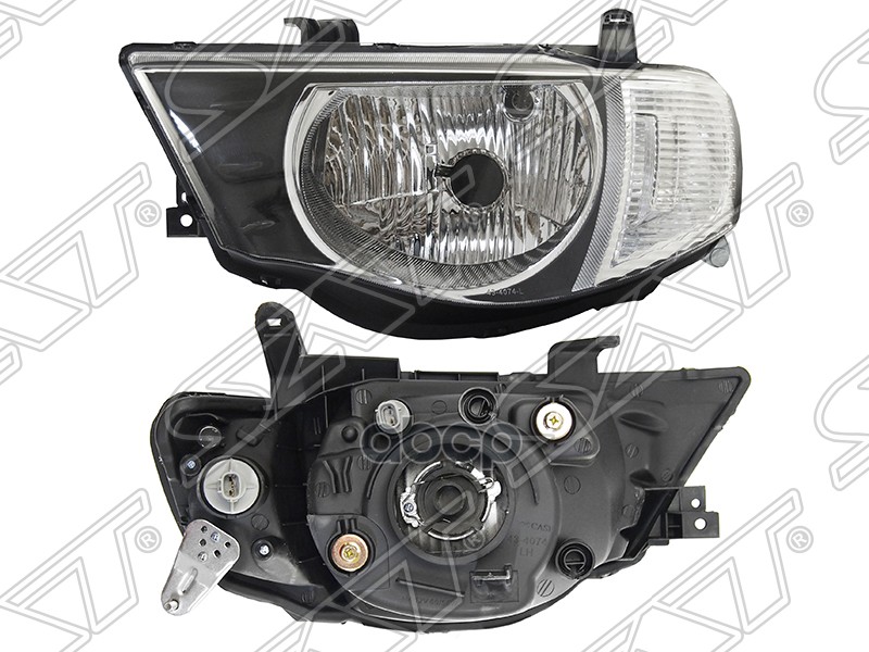 Фара Mitsubishi L200 07-14 / Triton 06-10 (Слева/ Галоген/ Ручная регулировка) Sat арт. ST-214-1180L-LD-E