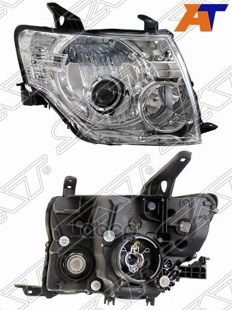 Фара Mitsubishi Pajero 06-15 (Справа/ Ксенон/Галоген/ С Электрокорректором) Sat арт. ST-214-1186R