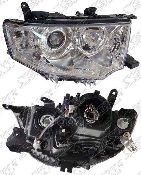 Фара Mitsubishi L200 13-16 / Pajero Sport 08-17 (Справа/ Ксенон/Галоген/ С электрокорректором) Sat арт. ST-214-1197R
