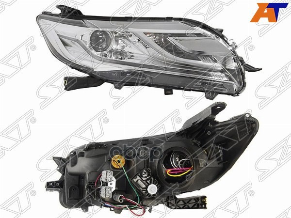 Фара Mitsubishi Pajero Sport 16-21 (Справа/ Галоген/ ДХО/ С электрокорректором) Sat арт. ST-214-11AGR