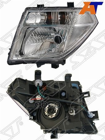 Фара Nissan Pathfinder 04-09 / Frontier 04-09 (Слева/ Галоген/ Ручная регулировка) Sat арт. ST-215-11B2L