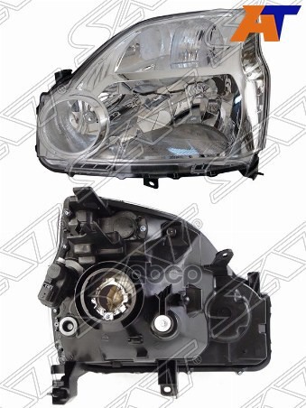 Фара Nissan X-Trail 07-11 (Слева/ Галоген/ С электрокорректором) Sat арт. ST-215-11C1L