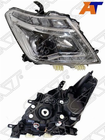 Фара Nissan Patrol 13-17 Rh Led Черная Sat арт. ST-215-11P3R