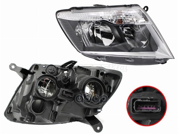 Фара Nissan Terrano 14-22 (Справа/ Галоген/ Ручная регулировка/ на модель до 17 года) Sat арт. ST-215-11T3R