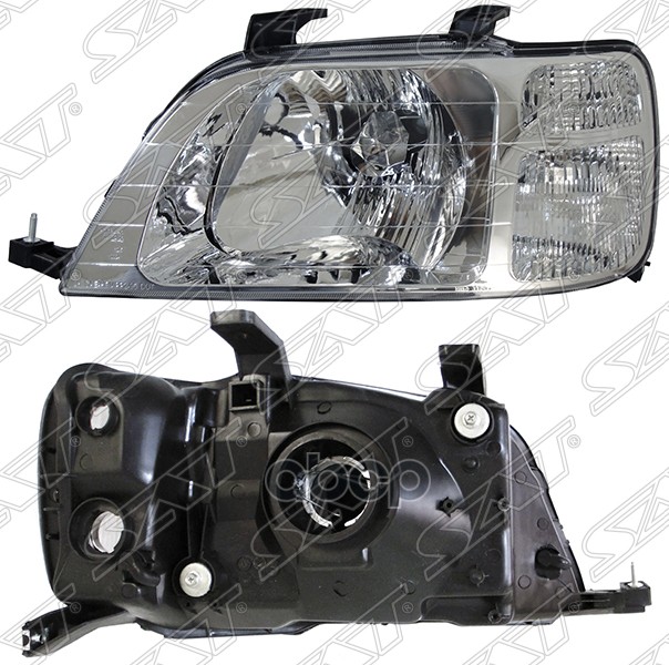 Фара Honda CR-V 95-01 (Слева/ Ручная регулировка) Sat арт. ST-217-1125L