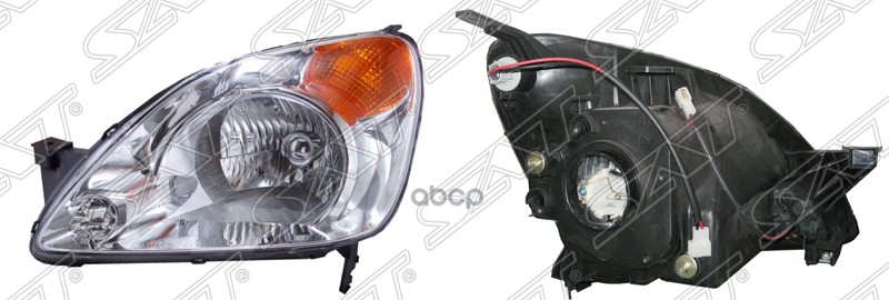Фара Honda CR-V 01-05 (Слева/ Галоген/ Ручная регулировка) Sat арт. ST-217-1138YL
