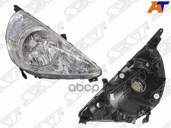 Фара Honda Fit 01-07 / Jazz 02-09 (Справа/ Галоген/ Ручная регулировка) Sat арт. ST-217-1153R