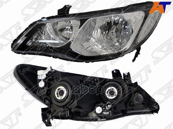 Фара Honda Civic 05-12 (Слева/ Галоген/ под электрокорректор/ 4D SED) Sat арт. ST-217-1159L