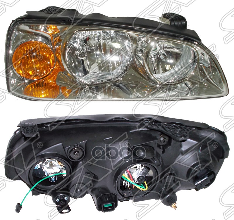 Фара Hyundai Elantra 03-09 (Справа/ Ручная регулировка) Sat арт. ST-221-1132R-LDEM1