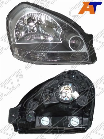 Фара Hyundai Tucson 04-09 (Справа/ Галоген/ Ручная регулировка) Sat арт. ST-221-1134R-LD-E2