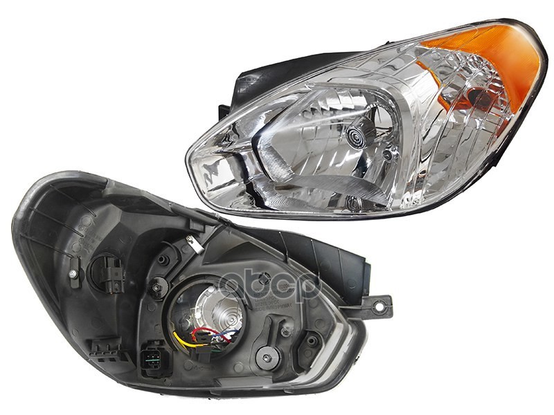 Фара Hyundai Accent 06-11 (Слева/ Галоген/ Ручная регулировка) Sat арт. ST-221-1140L