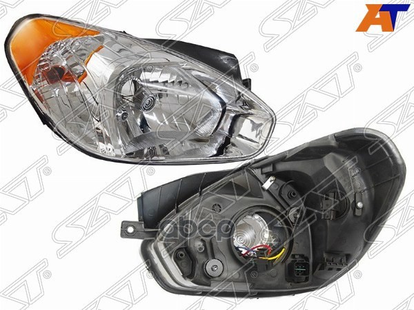 Фара Hyundai Accent 06-11 (Справа/ Галоген/ Ручная регулировка) Sat арт. ST-221-1140R