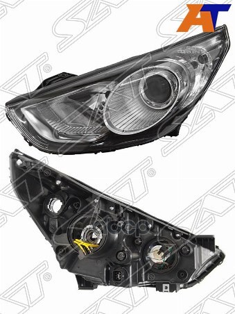 Фара Hyundai ix35 09-13 (Слева/ Галоген/ Ручная регулировка) Sat арт. ST-221-1150L