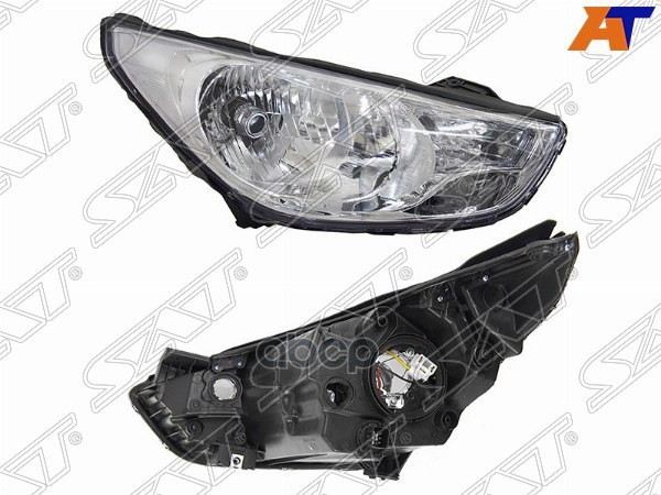 Фара Hyundai Tucson 09-13 (Справа/ Галоген/ под электрокорректор) Sat арт. ST-221-1157R
